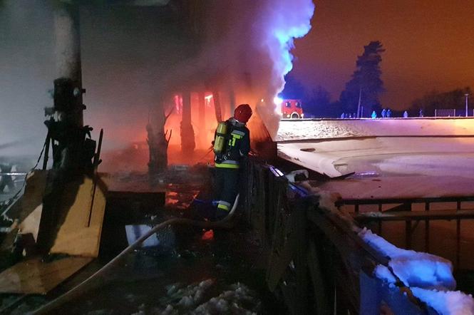Nastolatek podejrzany o podpalenie restauracji na skarżyskim Rejowie