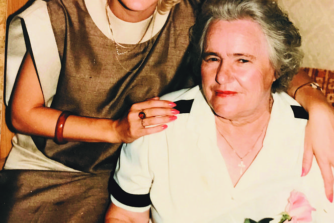 Celina Urbankowski z mamą