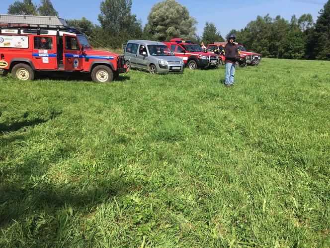 Iwkowa. Mężczyzna zasłabł na wieży widokowej! Śmigłowiec zabrał go do szpitala