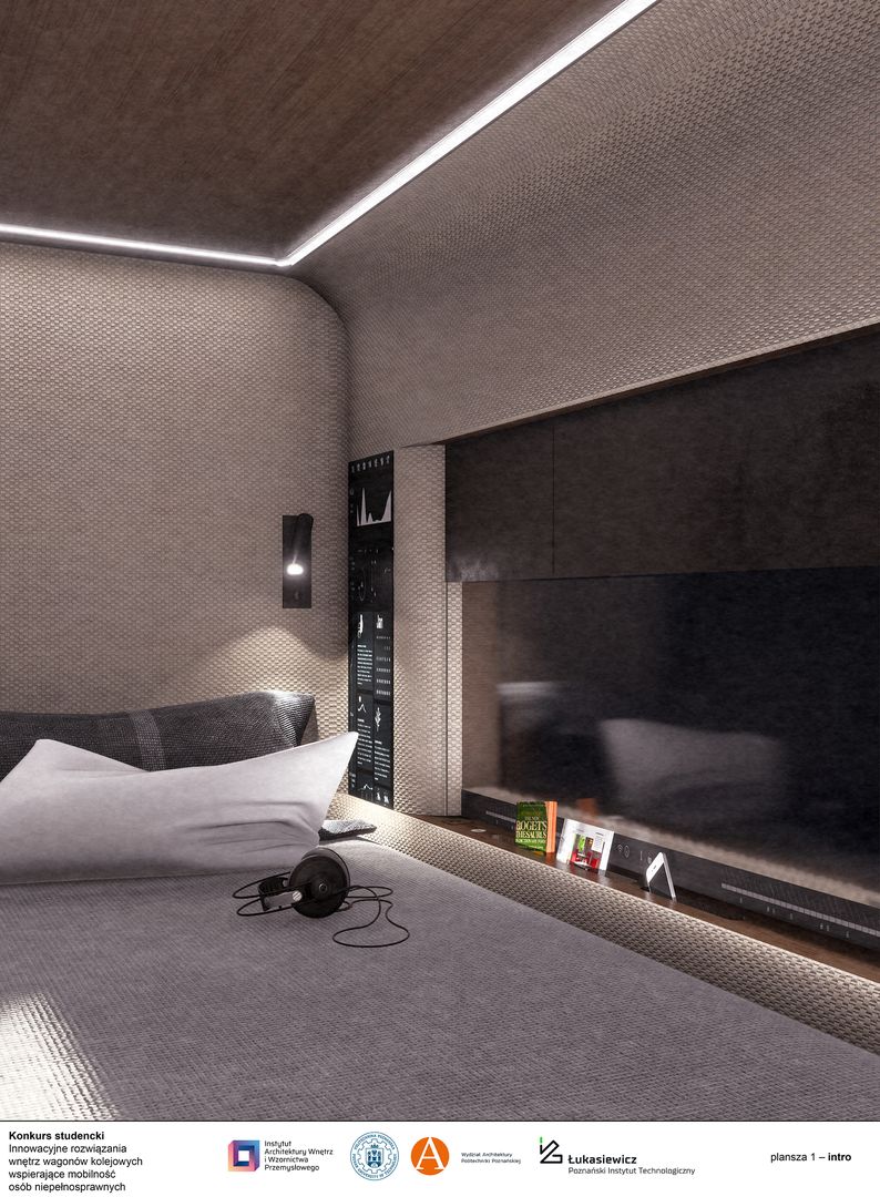 Tak mogą wyglądać wagony przyszłości.