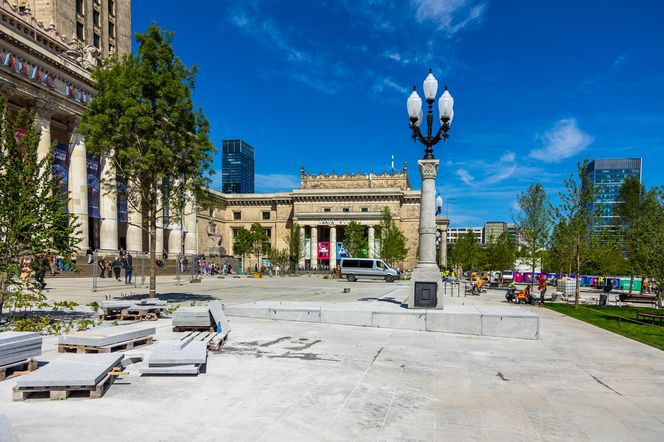 Plac Centralny Warszawa, sierpień 2025