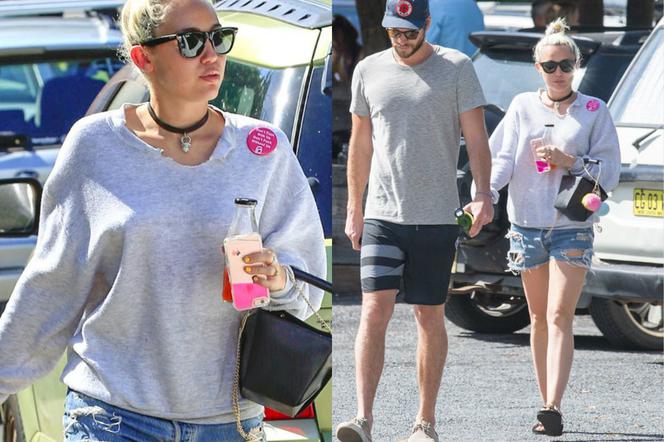 Miley Cyrus i Liam Hemsworth w Australii