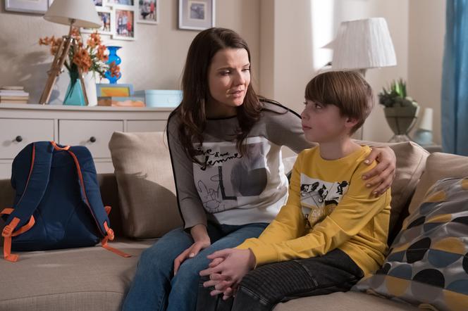 Na Wspólnej odc. 2711. Marta (Joanna Jabłczyńska), Ksawery (Maciej Poppe)