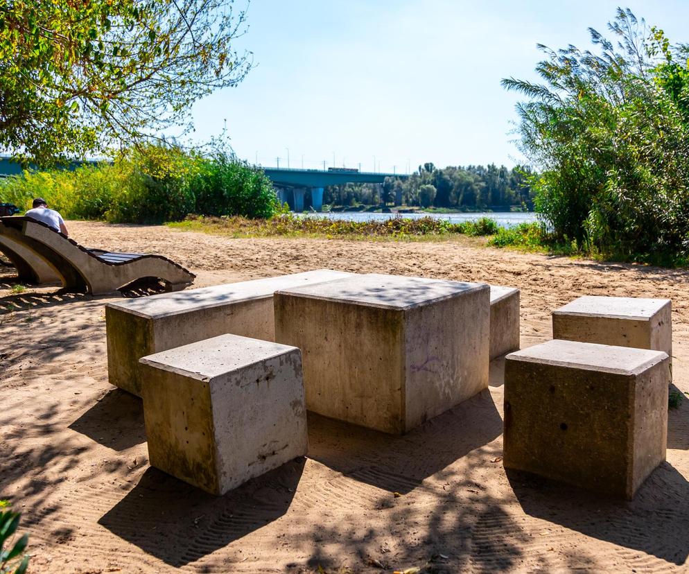 Plaża przy Moście Północnym