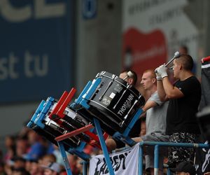Kibice na meczu Piast Gliwice - Górnik Zabrze