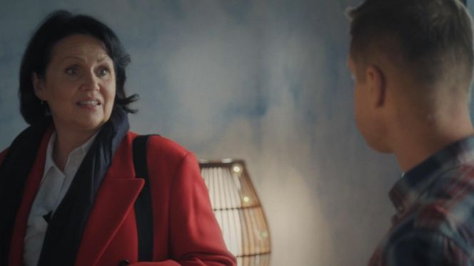 M jak miłość odc. 1852. Paweł (Rafał Mroczek), Marysia (Małgorzata Pieńkowska)