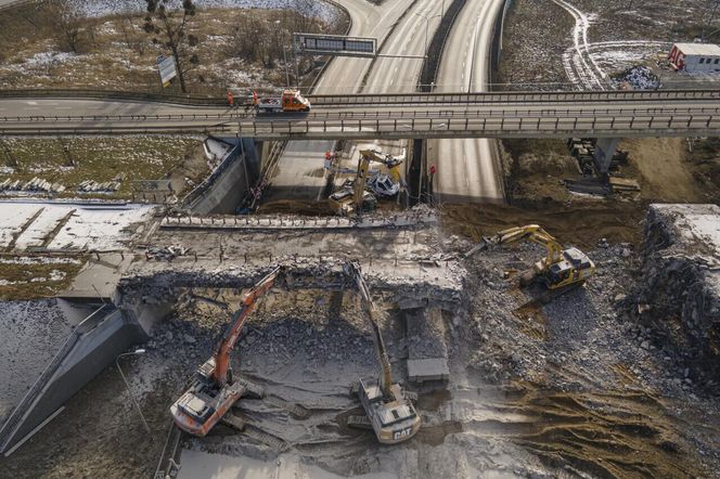 Rozbiórka estakady na ul. Elbląskiej w Gdańsku