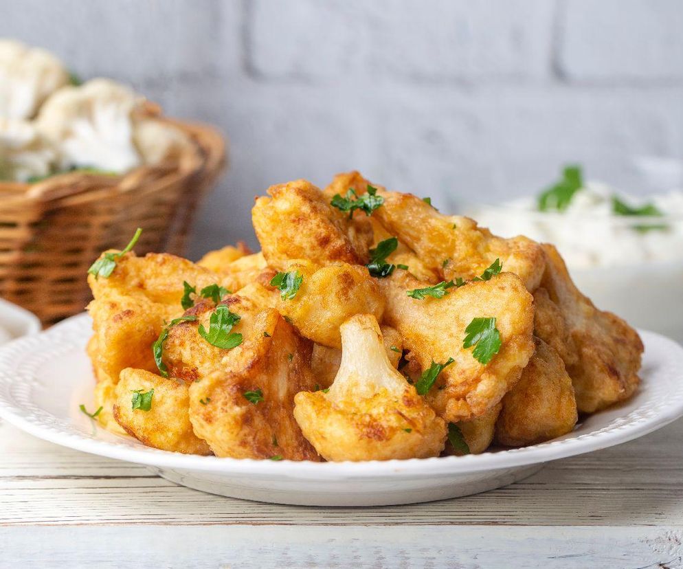 smażony kalafior w cieście