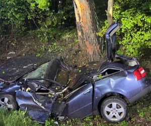 Śmiertelny wypadek na DK63 w powiecie siedleckim 