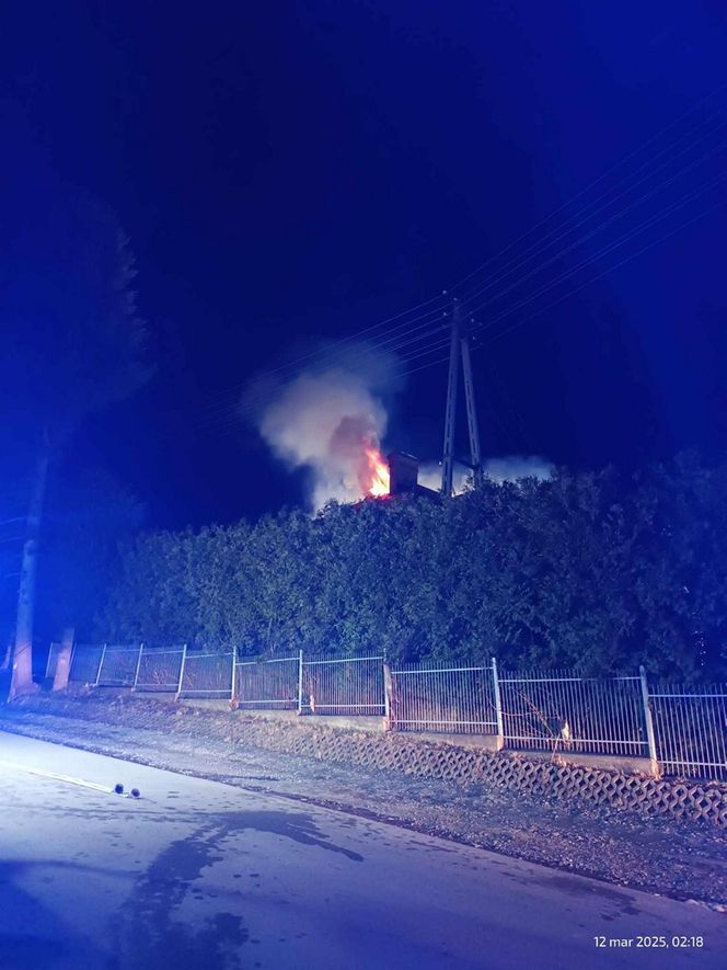 Pożar plebanii w Jaworniku Polskim