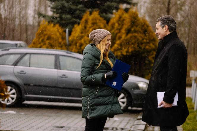 Na Wspólnej odc. 3444. Elżbieta (Paulina Chapko), Borys Orłow (Oleg Sawkin)