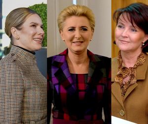 Jesień w stylu pierwszych dam pod lupą eksperta. Od Kwaśniewskiej po Nawrocką
