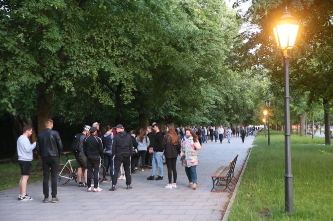 Kolejka do Ogrodu Botanicznego UW (2021 r.)