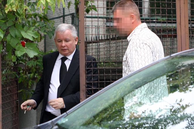 Kaczyński ucierpiał przez wichurę