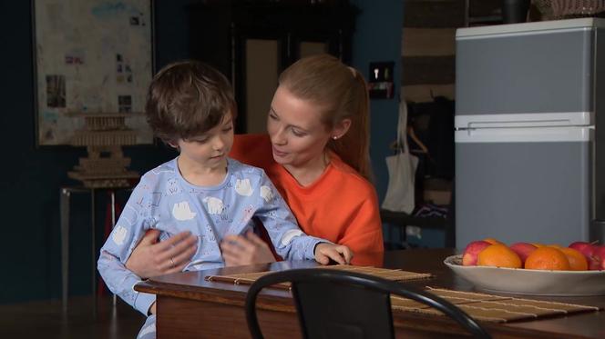 Barwy szczęścia, odc. 2697: Dominika (Karolina Chapko), Mateuszek (Filip Kawalerowicz)