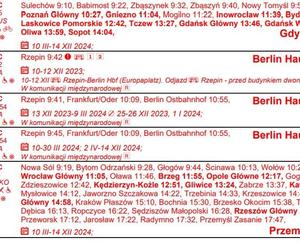 Nowy rozkład jazdy 2023/2024 PKP Intercity. Do tych miast dojedziesz szybciej z Zielonej Góry