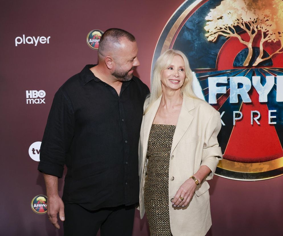 Ewa Gawryluk z mężem Piotrem Domanieckim