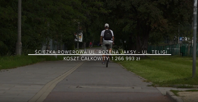 Ścieżki rowerowe na terenie miasta