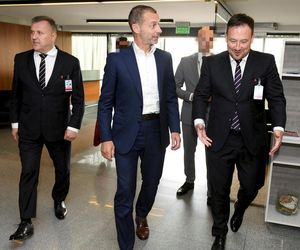 Prezes PZPN powitał prezydenta UEFA. Mamy zdjęcia [GALERIA]