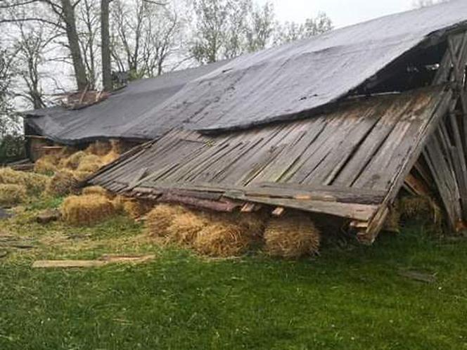 TRĄBA POWIETRZNA powietrzna w Łódzkiem. ZOBACZ Jakie szkody wywołał żywioł? [FOTO, WIDEO]