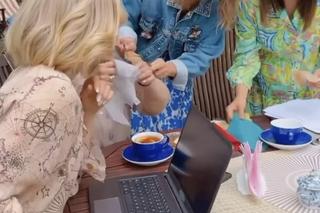 Barwy szczęścia nowy sezon na planie. Małgorzata (Adrianna Biedrzyńska), Asia Sokalska (Anna Gzyra), Malwina (Joanna Gleń), Natalia (Maria Dejmek)