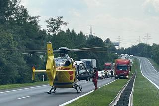 Wypadek na DK 86 w Będzinie. Trasa całkowicie zablokowana