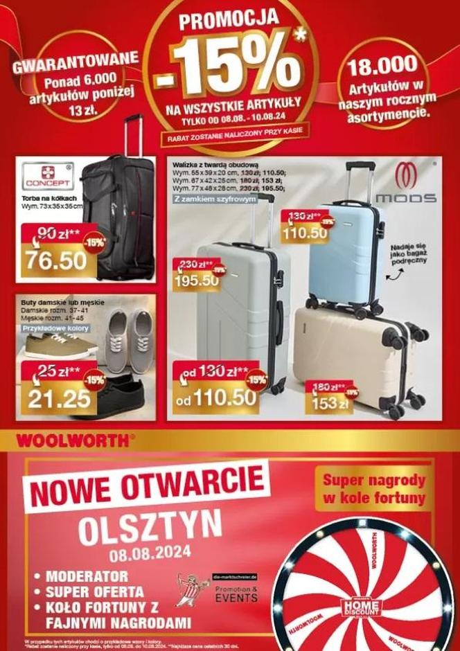   Pierwszy Woolworth już otwarty w Olsztynie. Darmowe torby, ogromna promocja na wszystkie produkty