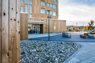 Budynek hotelowo-apartamentowy Mjøstårnet, Brumunddal, Norwegia, autorzy: Voll Arkitekter, 2015-2019