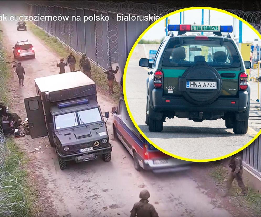 Brutalne ataki migrantów na granicy! Zniszczone radiowozy, w ruch poszły kamienie i konary