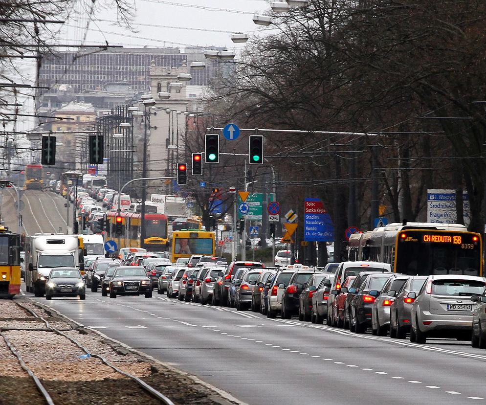 Warszawa, korek