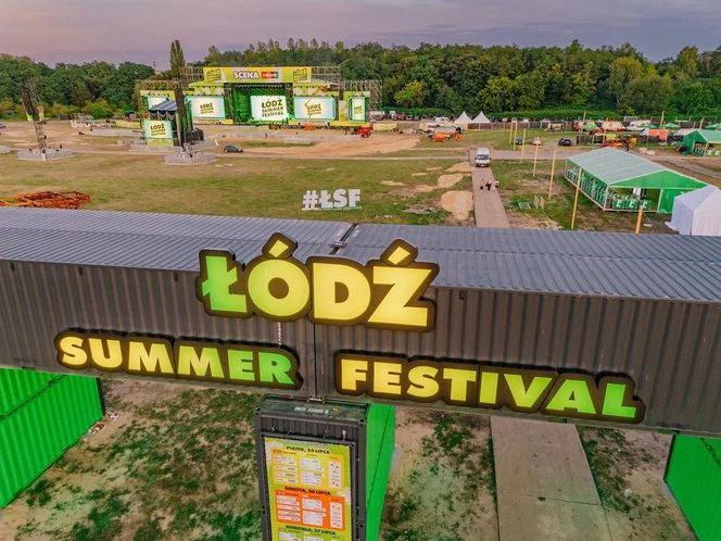 Łódź Summer Festival 2025. Miasteczko festiwalowe gotowe na wielką imprezę