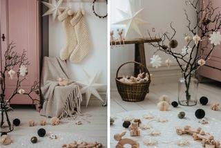 Święta w stylu boho: choinka w stylu boho