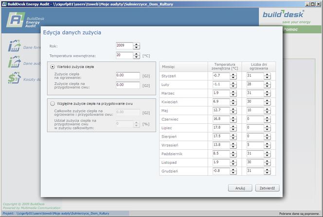 Wsparcie procesu modernizacji i remontu – BuildDesk Energy Audit