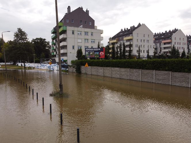 Wrocław - woda przy osiedlu na Stabłowicach 