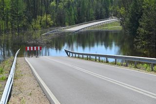 Obwodnica Bolesławia - najpierw zapadliska, teraz jezioro