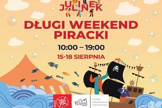 Długi weekend sierpniowy w Julinek Parku.  Ahoj przygodo! Julinek Park zaprasza na weekend z piratami