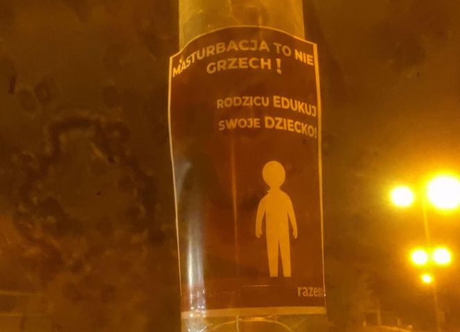 Kontrowersyjne plakaty w Lesznie