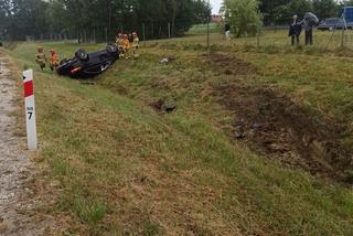 Dachowanie na A4 koło Tarnowa