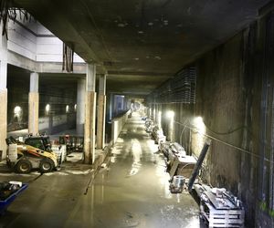 Ekipa „Super Expresu” na budowie ostatniego odcinka linii metra M2. Pod Bemowem praca wre
