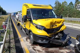 Wypadek na A4 w Śląskiem