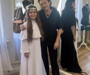 Pierwsza Komunia Święca córki Iwony Węgrowskiej 