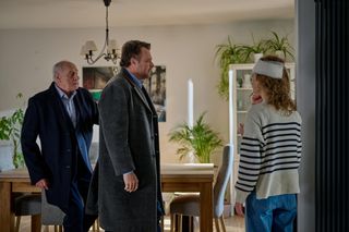 Na Wspólnej odc. 4044: Malwina (Martyna Dudek), Hebel (Tadeusz Huk), Konrad (Marek Bukowski)