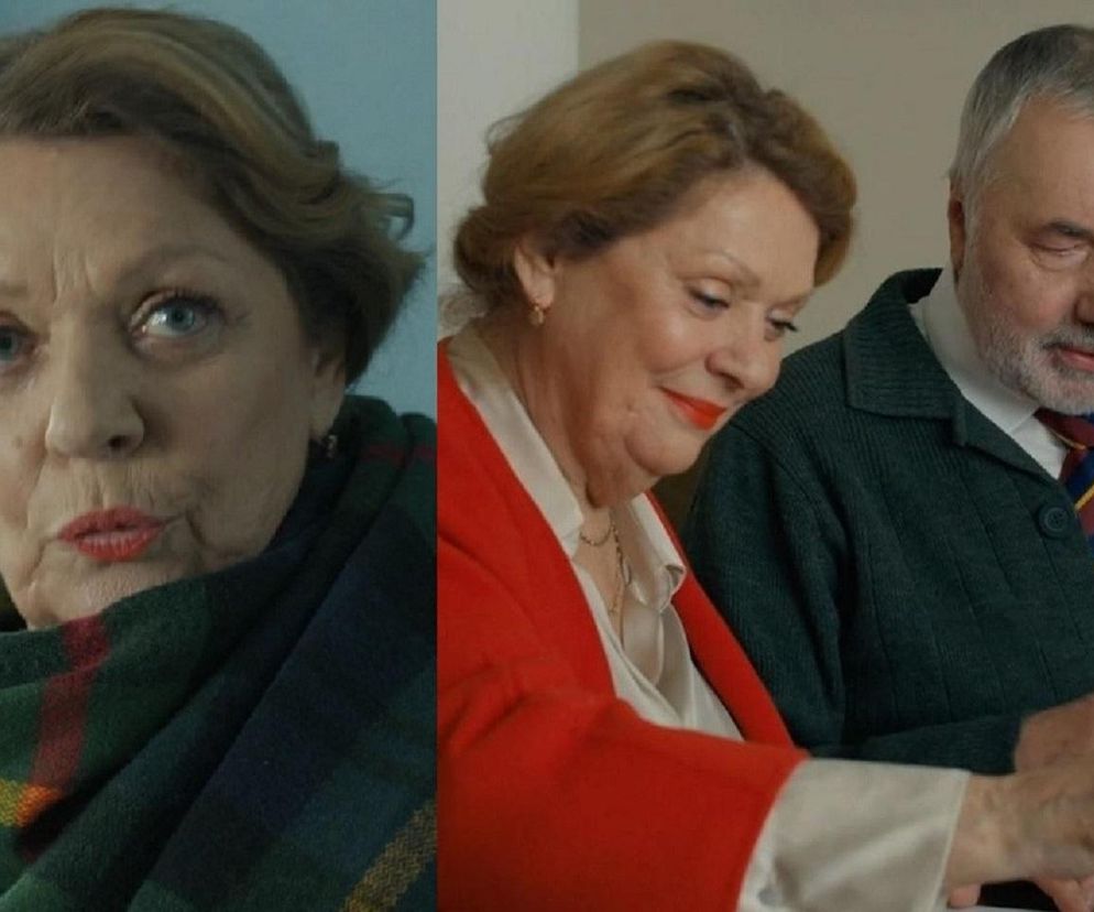 Barwy szczęścia, odcunek 3202. Józefina (Elżbieta Jarosik), Andrzej (Leon Charewicz)