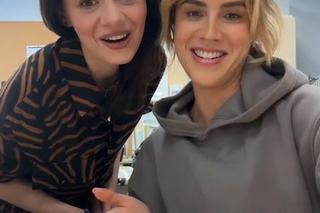 M jak miłość nowy sezon na planie. Kama (Michalina Sosna), Iza (Adriana Kalska)