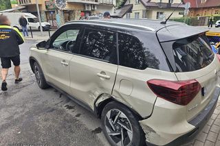  Ponad 3 promile i rajd po centrum Zakopanego. Zakończył jazdę na ścianie budynku