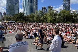 Polska - Francja, finał siatkówki, mecz o złoto. Strefa kibica w Warszawie [ZDJĘCIA]