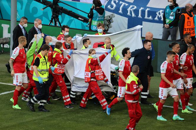 Euro 2020: Christian Eriksen stracił przytomność! Był reanimowany