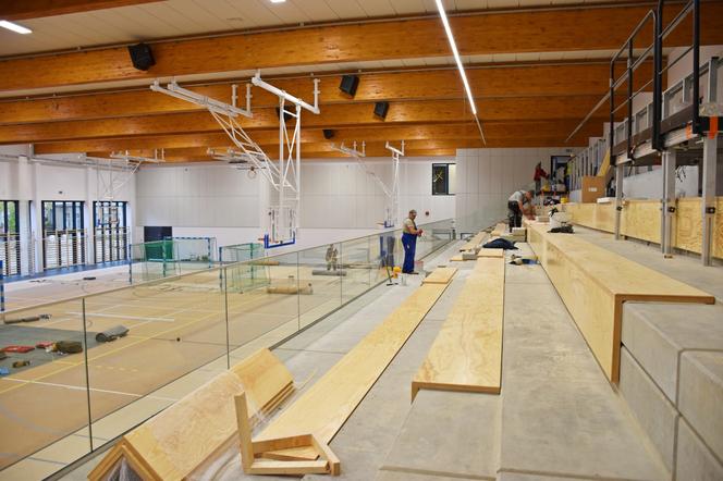 Budowa sali gimnastycznej TME - październik 2020
