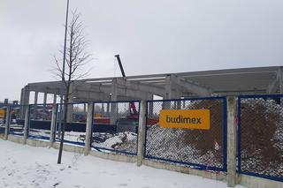 Wypadek na budowie zajezdni tramwajowej w Olsztynie [ZDJĘCIA]