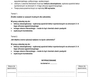ARKUSZE CKE i ODPOWIEDZI DO ZADAŃ 